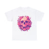 Skull and Roses Tee, Graphic Tee, Roses T-shirt,