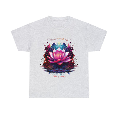 Bloom Like A Lotus Tee, Lotus T-shirt, Flower shirt,