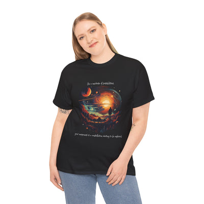 Cosmic Odyssey Tee (White font)