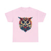 Vivid Owl Feather shirt, Owl Shirt, Graphic Tee