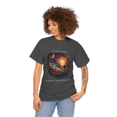 Cosmic Odyssey Tee (White font)