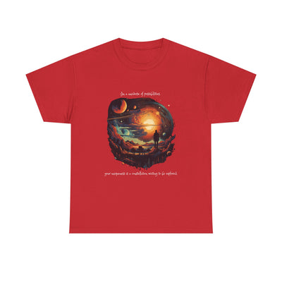 Cosmic Odyssey Tee (White font)