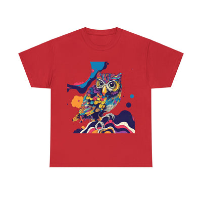 Vibrant Owl Tee, Owl T-shirt