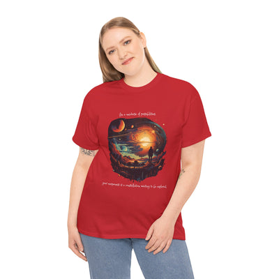 Cosmic Odyssey Tee (White font)