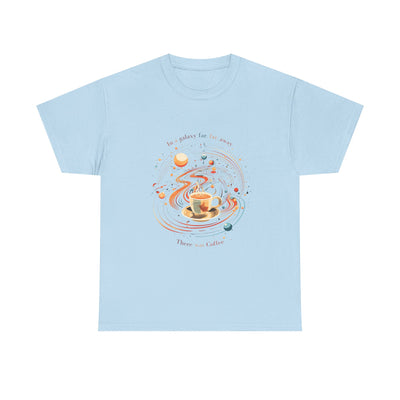 Galactic coffee shirt, graphic T-shirt, galaxy T-shirt, Coffee Shirt