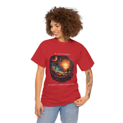 Cosmic Odyssey Tee (White font)