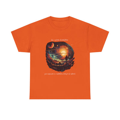 Cosmic Odyssey Tee (White font)