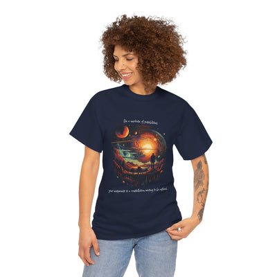 Cosmic Odyssey Tee (White font)