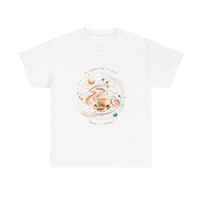 Galactic coffee shirt, graphic T-shirt, galaxy T-shirt, Coffee Shirt