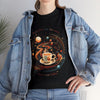 Galactic coffee shirt, graphic T-shirt, galaxy T-shirt, Coffee Shirt