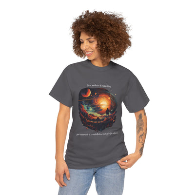 Cosmic Odyssey Tee (White font)