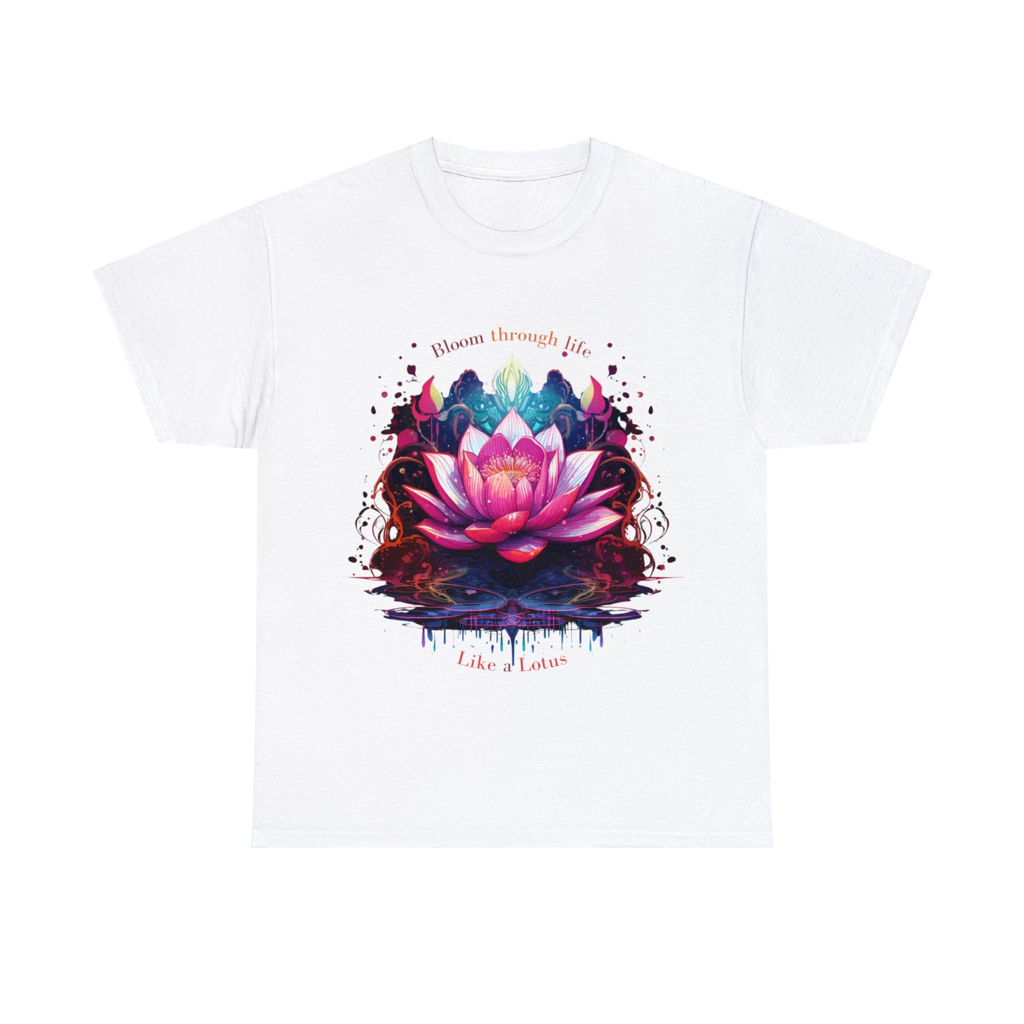 Bloom Like A Lotus Tee, Lotus T-shirt, Flower shirt,