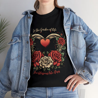 Hearts and roses Shirt, Heart shirt, roses shirt