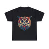 Vivid Owl Feather shirt, Owl Shirt, Graphic Tee