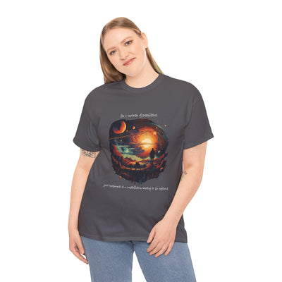 Cosmic Odyssey Tee (White font)