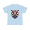 Vivid Owl Feather shirt, Owl Shirt, Graphic Tee