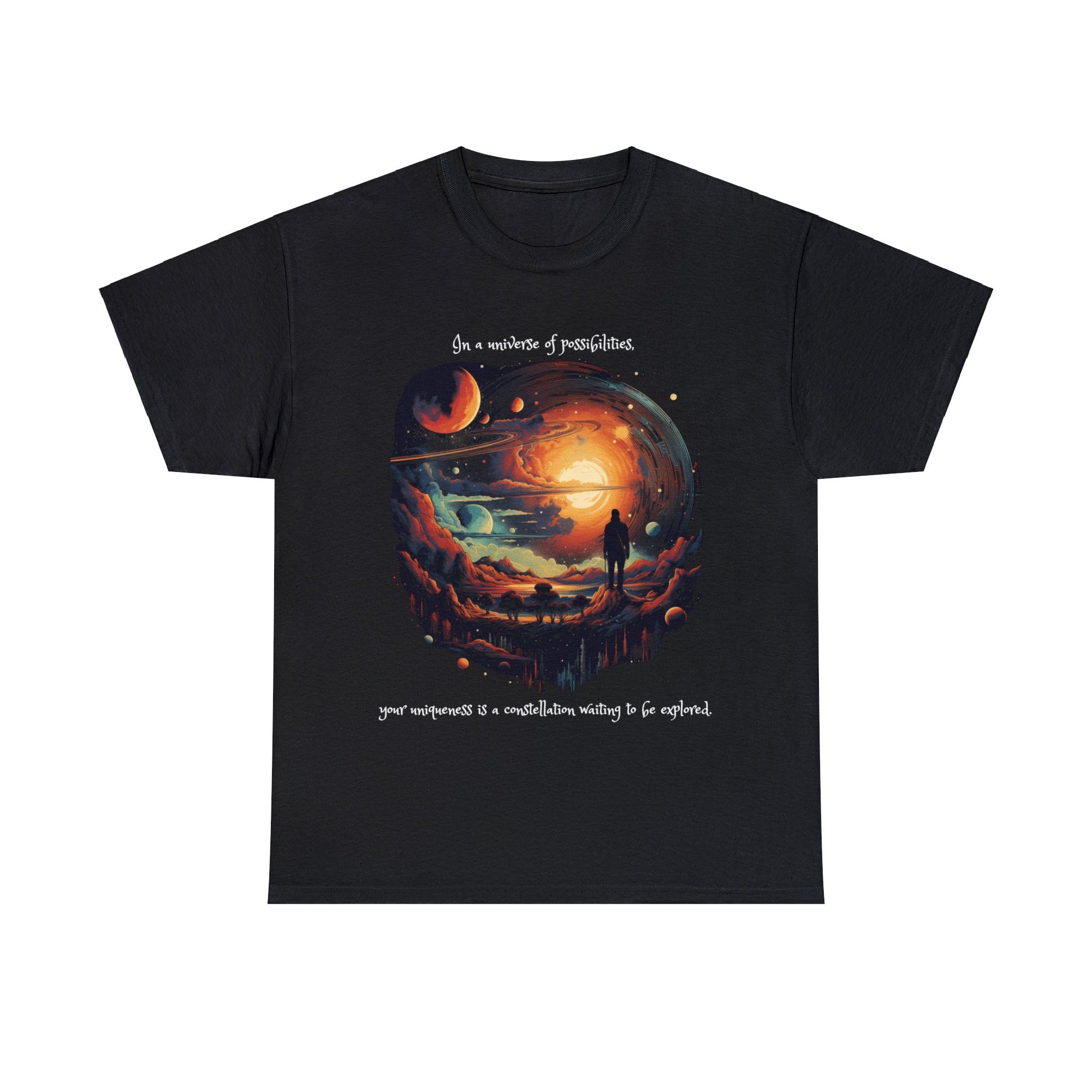 Cosmic Odyssey Tee (White font)