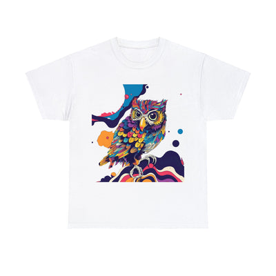 Vibrant Owl Tee, Owl T-shirt