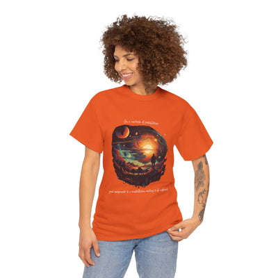 Cosmic Odyssey Tee (White font)
