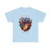 Floral Blooming Heart Shirt, Heart T-shirt, Floral Shirt,